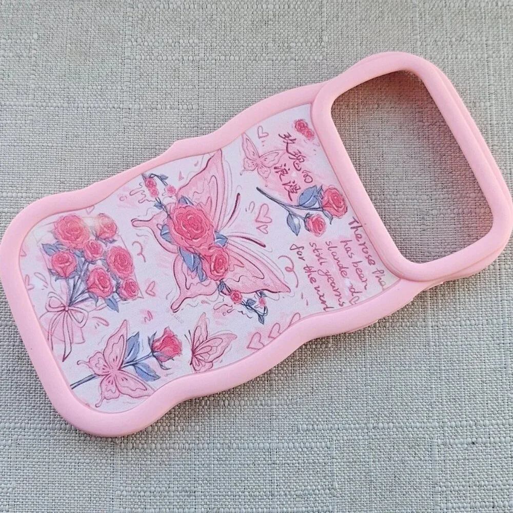 Unbranded Phone Case for 17 Pro Max Pink Rubber Fitted back Case New